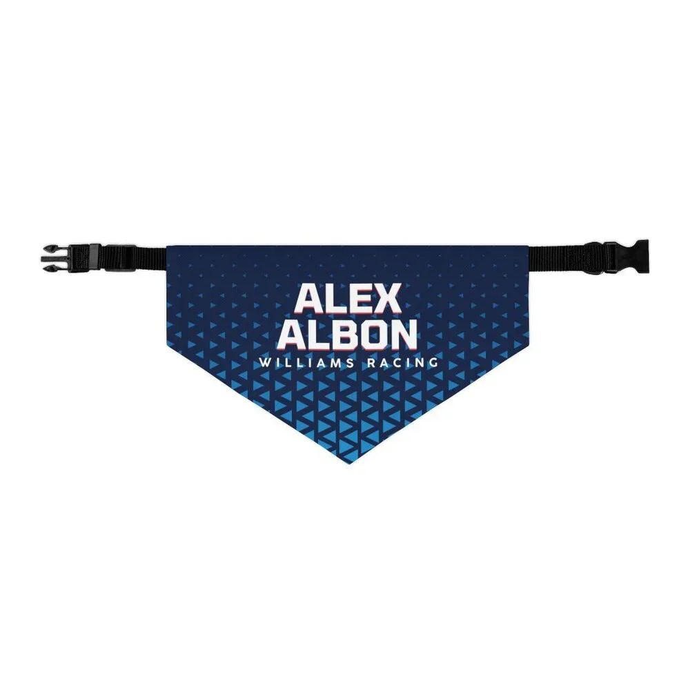 Alex Albon Dog Bandana size Large Formula 1 Dog Collar